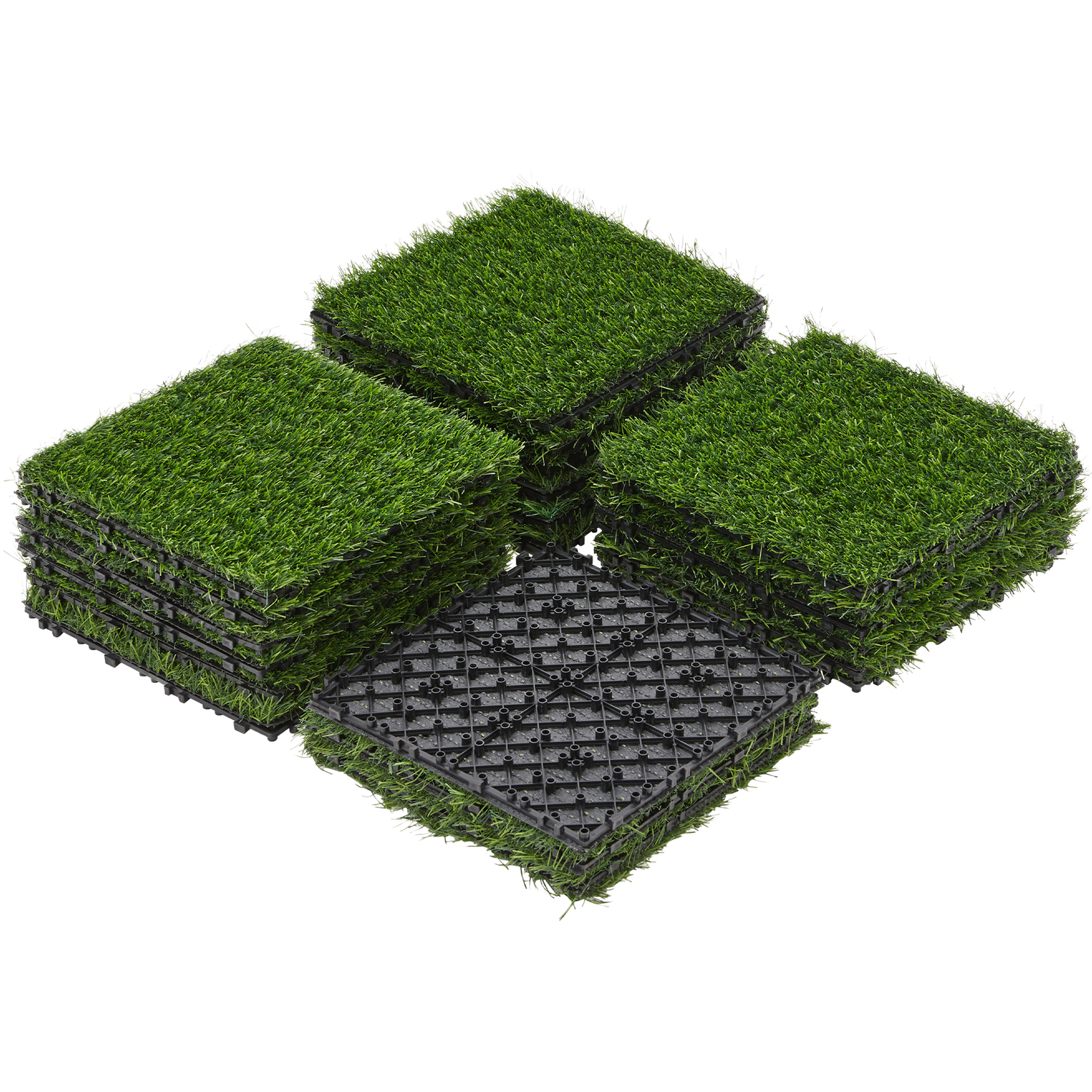 Grass Deck Tiles Interlocking [pack of 10]